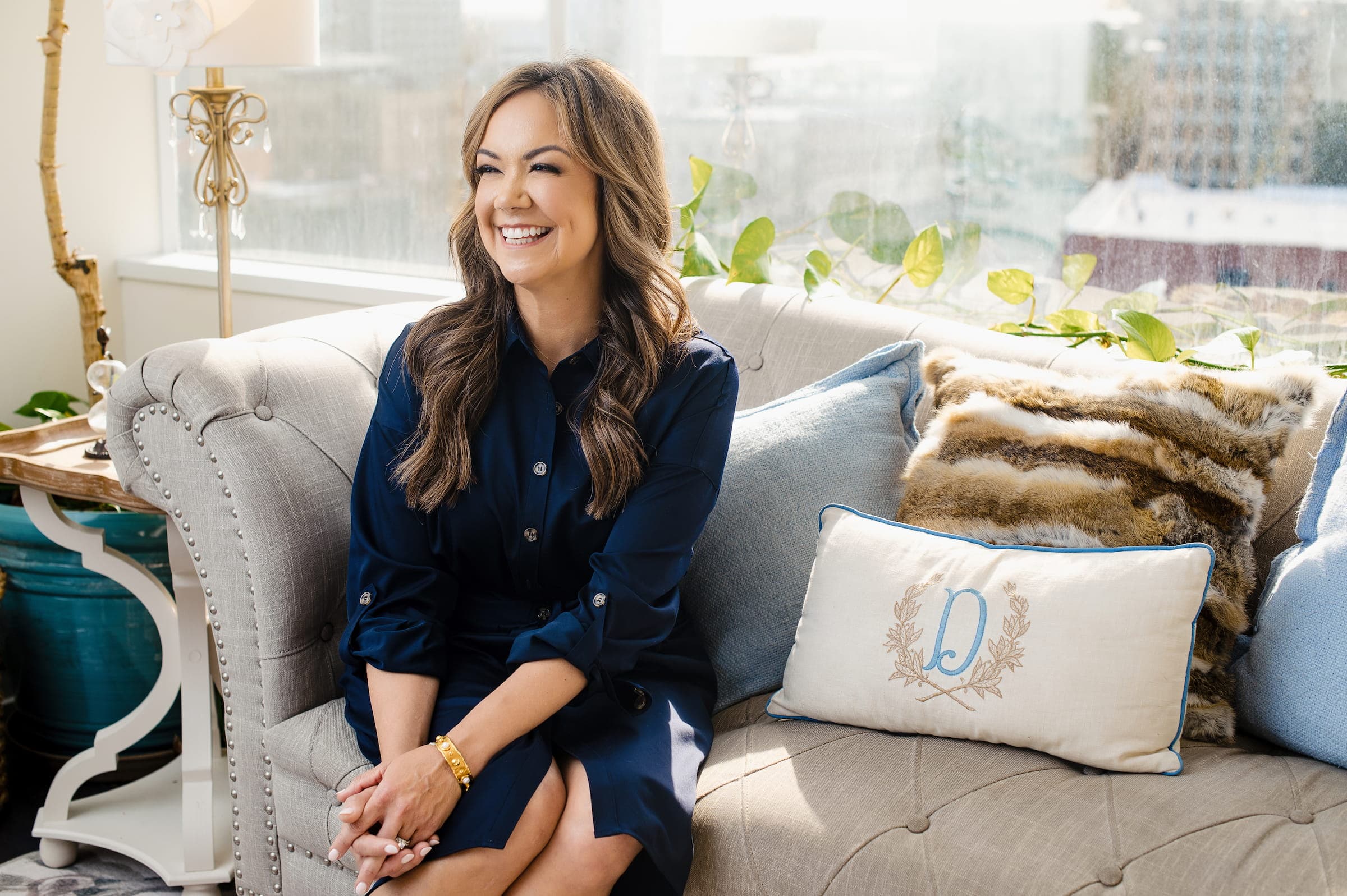 Dr. Erica Duckworth smiling in her office